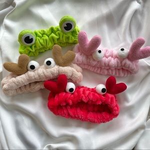 🎀Cute Frog Eyes Spa Headband